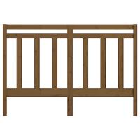 Hoofdbord 166x4x100 cm massief grenenhout honingbruin - thumbnail