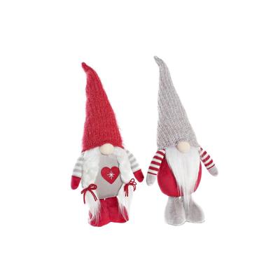 Decoratieve figuren DKD Home Decor Kerstmis Kabouter Polyester (20 x 9 x 50 cm) (2 Stuks)