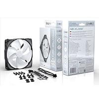 NoiseBlocker NB-eLoop B12-1 PC-ventilator Wit, Zwart (b x h x d) 120 x 120 x 25 mm - thumbnail