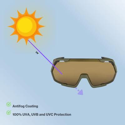 Olympic Sportswear Alpina sports sportbril rocket bold q-lite olijf