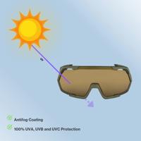 Olympic Sportswear Alpina sports sportbril rocket bold q-lite olijf - thumbnail