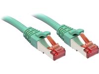 LINDY 47745 RJ45 Netwerkkabel, patchkabel CAT 6 S/FTP 0.30 m Groen Snagless 1 stuk(s) - thumbnail