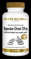 Golden Naturals Magnesium Citraat 250mg Capsules - thumbnail