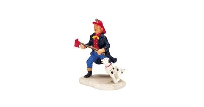 Lemax fireman kerstdorp figuur type 1 2003