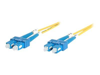 StarTech.com 2m Singlemode Duplex Fiber Cable SC-SC Glasvezel kabel Geel StarTech.com 2m Singlemode Duplex Fiber Cable SC-SC Glasvezel kabel Geel