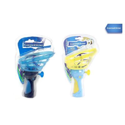 Gametime ufo lanceerder 19cm met 4disks 2ass Gametime ufo lanceerder 19cm met 4disks 2ass