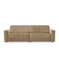 2,5-Zitsbank Brooklyn Beige Stof - thumbnail