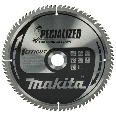 Makita B-67290 Cirkelzaagblad 260 x 30 x 2.15 mm Aantal tanden: 80 1 stuk(s)