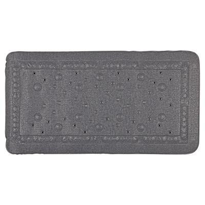 Differnz Tutus inlegmat bad antislip laag 100% PVC 68 x 36 cm antraciet