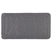 Differnz Tutus inlegmat bad antislip laag 100% PVC 68 x 36 cm antraciet - thumbnail