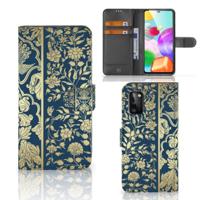 Samsung Galaxy A41 Hoesje Beige Flowers - thumbnail