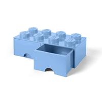 Room Copenhagen LEGO Brick Drawer 8 Licht blauw opbergdoos - thumbnail
