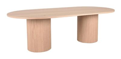 LABEL51 Eetkamertafel Oliva - Naturel - Eiken - 240x120 cm