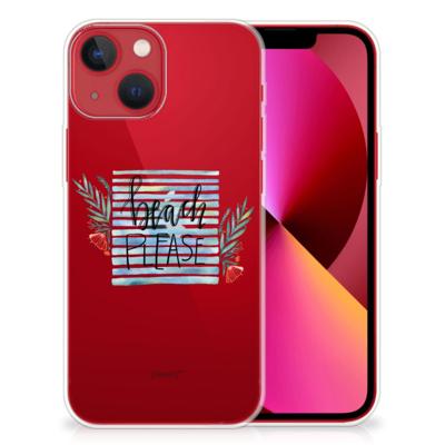 Apple iPhone 13 Telefoonhoesje met Naam Boho Beach Apple iPhone 13 Telefoonhoesje met Naam Boho Beach