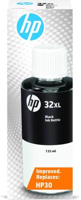 Navulinkt HP 32XL Zwart 135 ml Navulinkt HP 32XL Zwart 135 ml