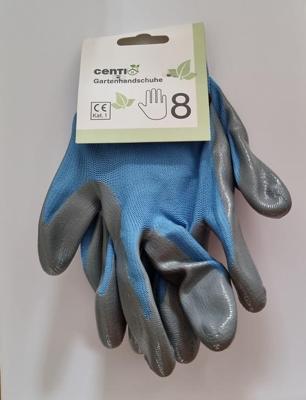 Centi Tuinhandschoenen standaardklasse CAT-1 met maximale bescherming voor Dames blauw Centi Tuinhandschoenen standaardklasse CAT-1 met maximale bescherming voor Dames blauw