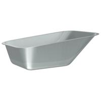 VidaXL Vervanging voor kruiwagenlade zilver 88 x 60 x 32 cm staal - thumbnail