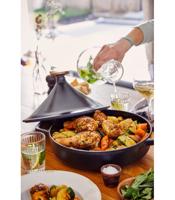 Alva Tajine - Nori - Gietijzer ø 28 cm - 3 liter - geëmailleerde anti-aanbaklaag - thumbnail