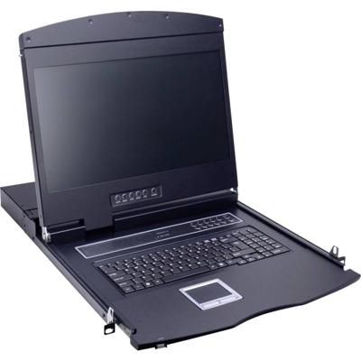 VALUE 19 KVM-switch, 8-poorts, 48 cm (19) TFT (16:9), VGA, USB, DE-Layout VALUE 19 KVM-switch, 8-poorts, 48 cm (19) TFT (16:9), VGA, USB, DE-Layout