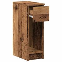 Nachtkastjes 2 st met lade 20x36x60 cm oud houtkleurig - thumbnail