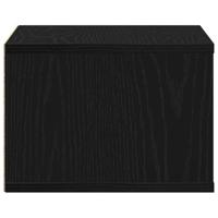 VidaXL Printerstand zwart eiken 40 x 32 x 22,5 cm bewerkt hout - thumbnail