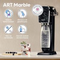 SODASTREAM Soda- en bruiswatermaker - ART Marble - 1 x 1L vaatwasbestendige fles - 1 x 60L gasvulling - thumbnail