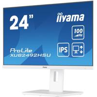 Iiyama ProLite XUB2492HSU-W6 LED-monitor Energielabel D (A - G) 60.5 cm (23.8 inch) 1920 x 1080 Pixel 16:9 0.4 ms HDMI, DisplayPort, Hoofdtelefoon (3.5 mm - thumbnail