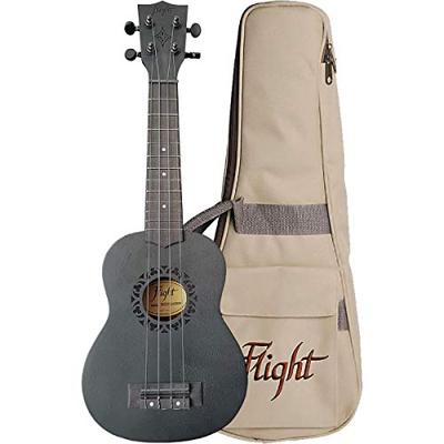 Flight Natural Series NUS310 Blackbird sopraan ukelele met gigbag