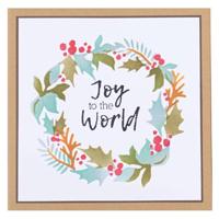 Sizzix • layered stencils holly wreath 4stuks - thumbnail