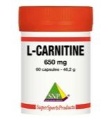 SNP L-Carnitine 650mg puur 60 Capsules