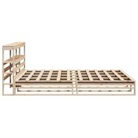Bedframe zonder matras massief grenenhout 200x200 cm - thumbnail