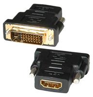 ROLINE HDMI-DVI Adapter, HDMI Female / DVI-D Male - thumbnail