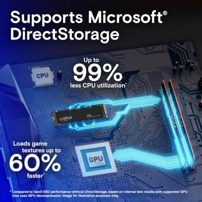 Crucial SSD harde schijf PCIe 4.0 x4 CT4000T700SSD3