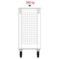 KS Tools 897.7515 Werkplaatswagen Plaatstaal Kleur (specifiek): Zwart, Rood - thumbnail