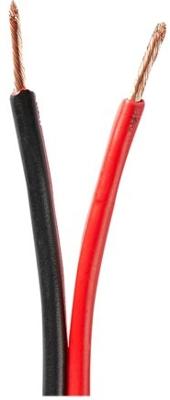 Speaker-Kabel | 2 x 2,50 mm2 | 25 m rond | Rood/Zwart