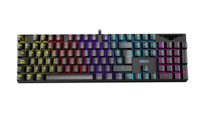 Gaming Keyboard Krom Kasic Zwart Qwerty US Gaming Keyboard Krom Kasic Zwart Qwerty US