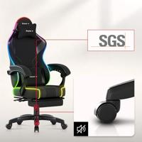 Force 3.7 RGB-gamingstoel Zwart - thumbnail