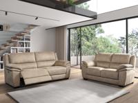 Set van zitbanken KILARI 2 + 3 plaatsen majestic stof - thumbnail