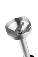 GourmetMaxx Staafmixer 200 W Werkt op accu/batterij, Met hakmolenopzet, Met garde, Incl. mixopzet Zwart, Zilver - thumbnail