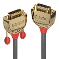 LINDY 36212 2m DVI-D Dual Link verlengkabel, Gold Line - thumbnail
