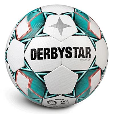 Derbystar Voetbal Brillant APS V20 Wit groen zwart 1738 maat 5