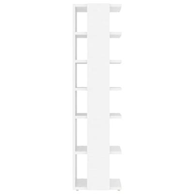 VidaXL Schoenenkast 27,5x27x102 cm bewerkt hout wit VidaXL Schoenenkast 27,5x27x102 cm bewerkt hout wit