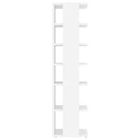 VidaXL Schoenenkast 27,5x27x102 cm bewerkt hout wit - thumbnail