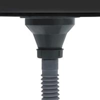 Gootsteen met afvoerset 600x600x155 mm roestvrij staal zilver - thumbnail