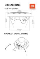 JBL Club Marine 10 inch (250 mm) - Subwoofer - 300W RMS - 7 LED Modes - Incl. Witte & Grijze Grill - thumbnail