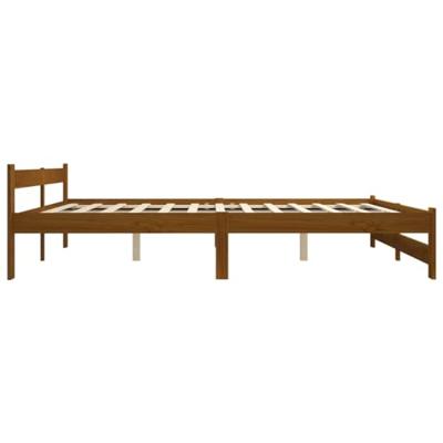 Bedframe massief grenenhout honingbruin 140x200 cm Bedframe massief grenenhout honingbruin 140x200 cm