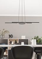 EGLO connect.z Zillerio-Z Smart Hanglamp - 116 cm - Zwart - Dimbaar - thumbnail