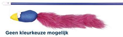 TRIXIE SPEELHENGEL VOGEL KUNSTSTOF / STOF / PLUCHE MET CATNIP ASSORTI 50 CM 4 ST