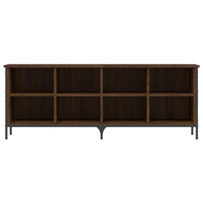 VidaXL Schoenenkast 131x35x50 cm bewerkt hout bruin eikenkleur