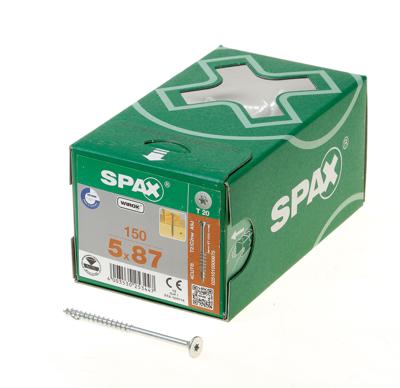 SPAX 0251010500875 Houtschroef 5 mm 87 mm T-STAR plus Staal WIROX 150 stuk(s)